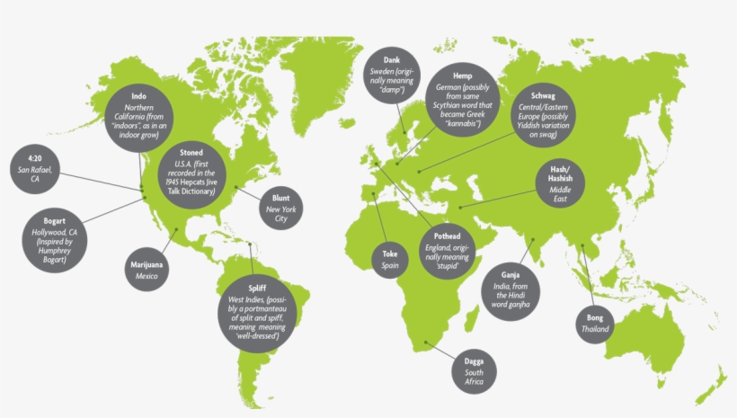 Click To Enlarge Weed-magnum - World Map - Black And Grey Poster 36 X 24in, transparent png