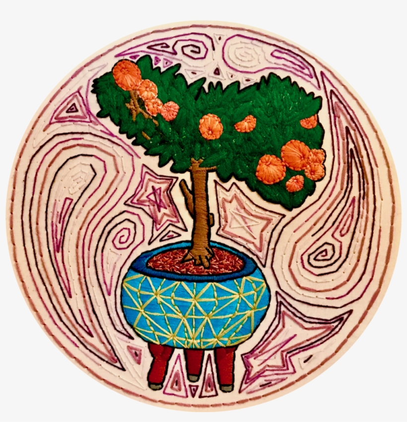Orange Tree 1 - Circle, transparent png