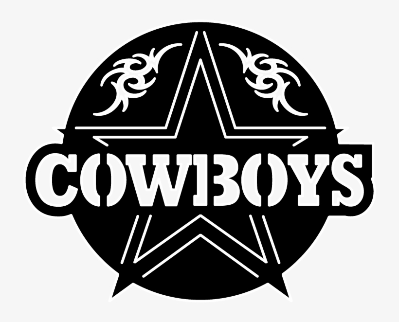 Cowboys Star And Ornaments - Plasma Cutting, transparent png
