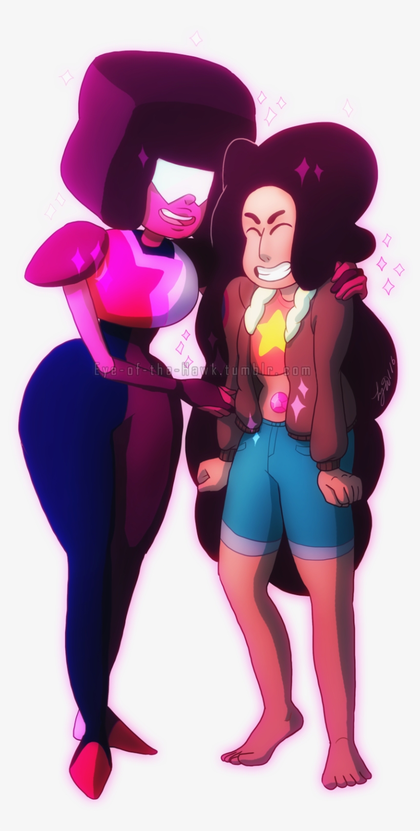 Mama Garnet Would Be So Proud Of Stevonnie For Taking - Stevonnie And Garnet, transparent png