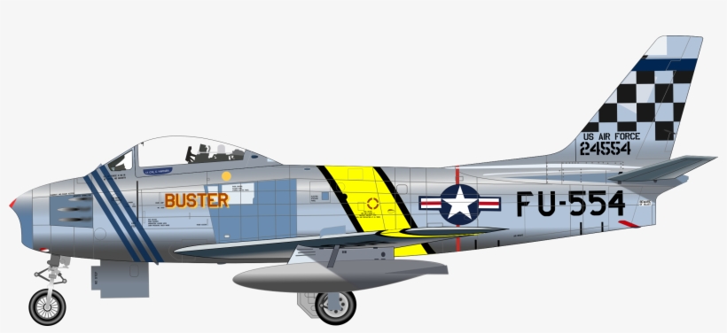This Free Icons Png Design Of F-86f Fighter, transparent png