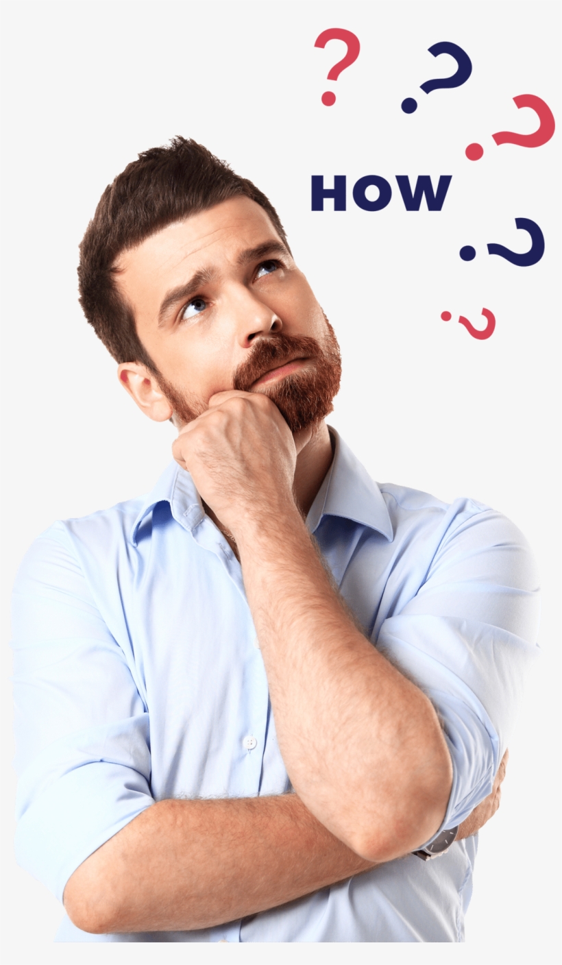 Thinking Man Cutout - Businessperson, transparent png