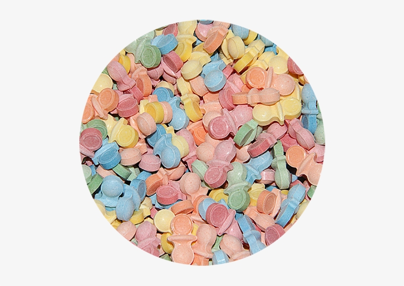 Oh Baby Pacifier Shaped Pressed Candy - Sweethearts, transparent png