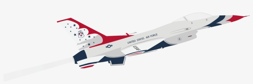 Follow The Flight - Air Force Thunderbird Png, transparent png