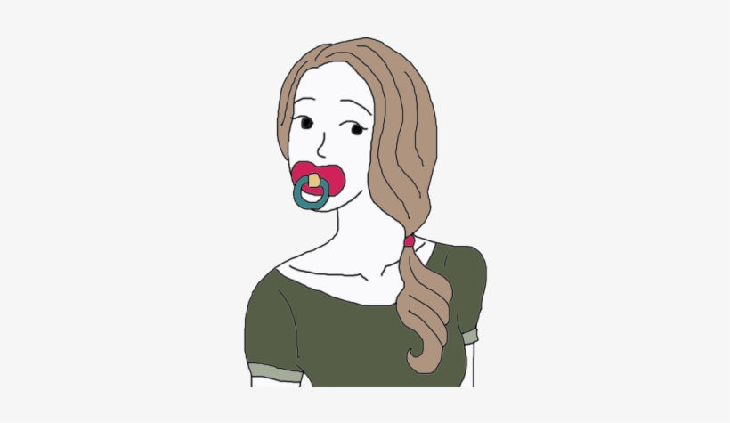 Pacifier - Adult Sucking On Pacifier, transparent png