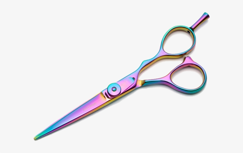 312 Images About 🎤🦄 On We Heart It - Rainbow Scissors, transparent png