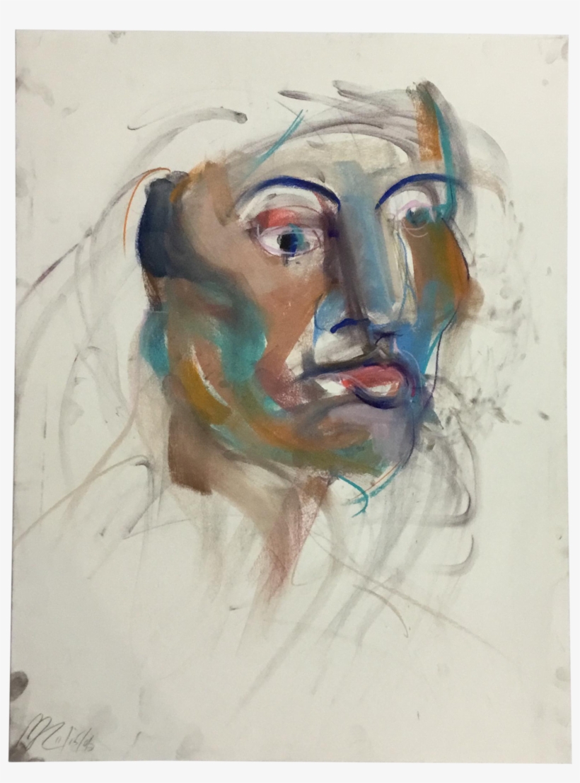 Rolando Rosler Abstract Portrait - Portrait, transparent png