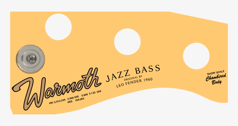 I Have Seen Someone Else Do A 50s Spaghetti Warmoth - Fender Jazz Bass Vector, transparent png