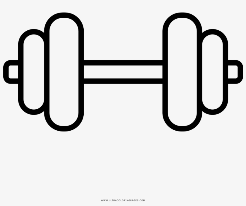 Dumbbell Weight Training Physical Fitness Exercise - Line Art, transparent png