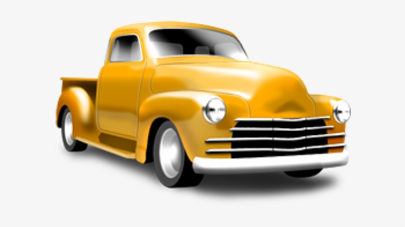 Classic Truck Cliparts - Classic Truck Clipart, transparent png