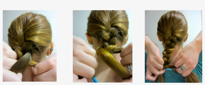 Take A Thin Hair Tie From Your Wrist And Secure It - Bun, transparent png