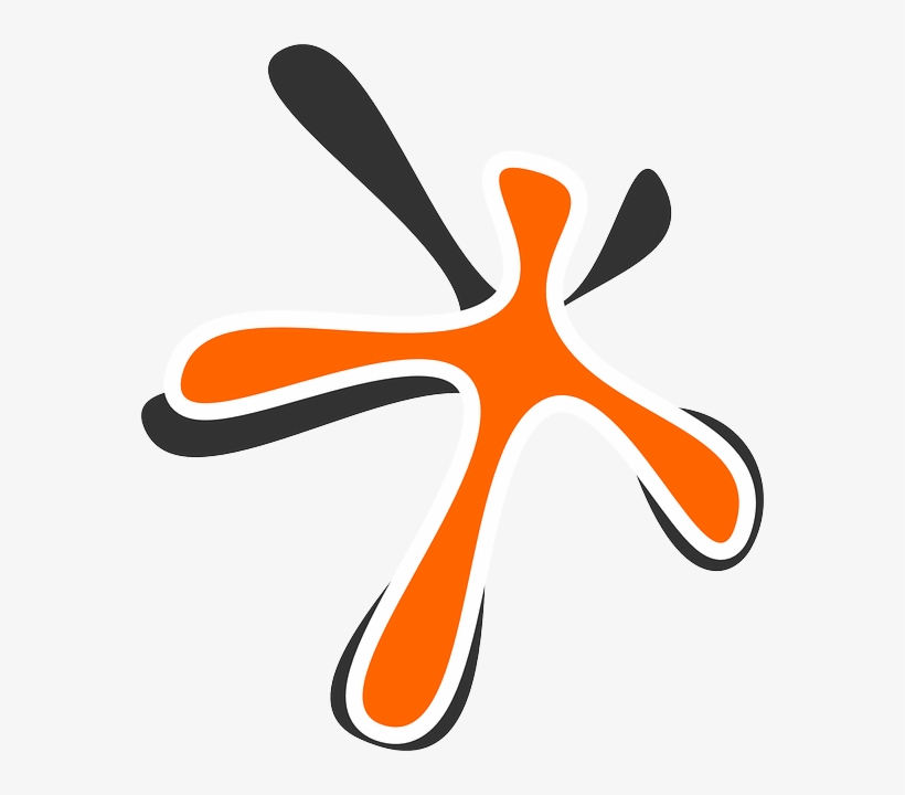 Splash, Ink, Orange, Black, Drop, Splatter - Gambar Hitam Orange, transparent png
