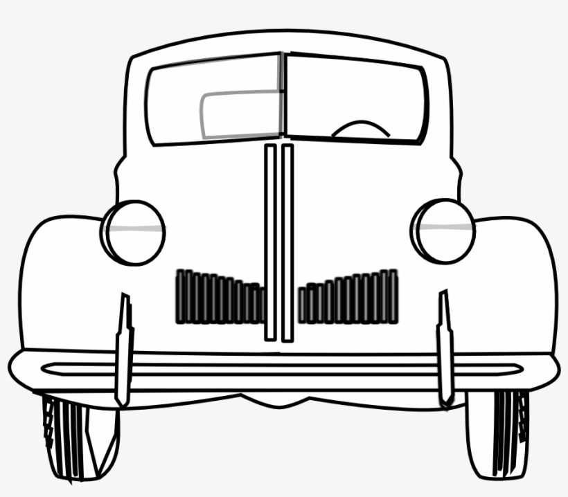 Classic Cars Hd Clipart - Png Black And White Cars, transparent png