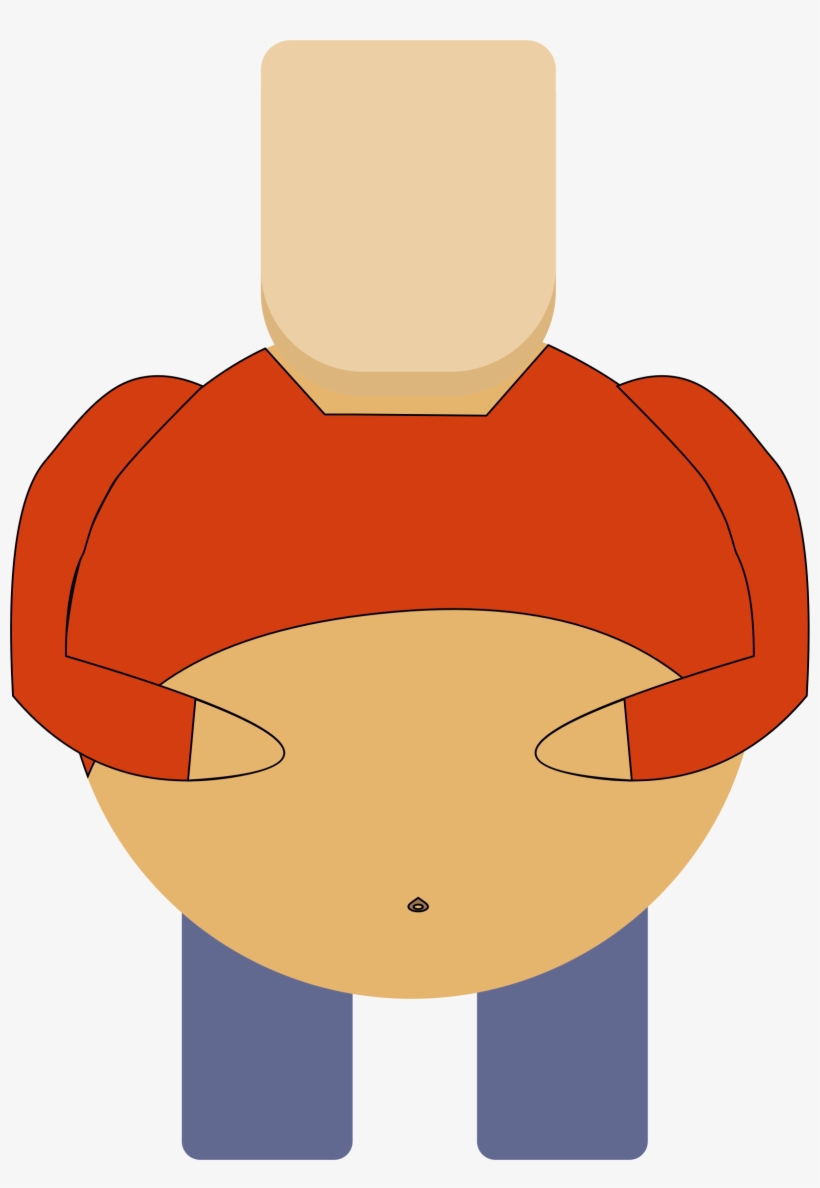Png Library Collection Of Man High Quality Free - Clip Art Fat Man, transparent png