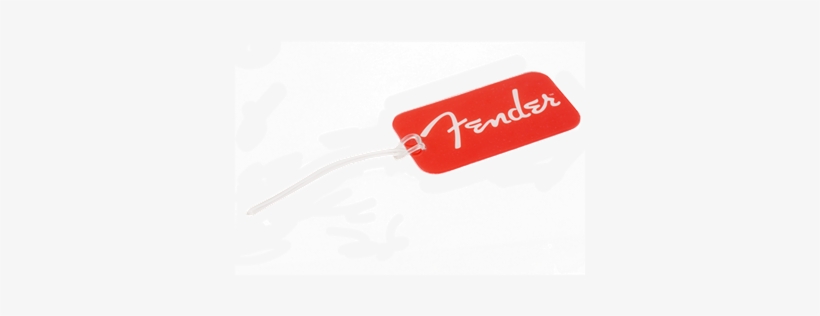 Fender Luggage Tag - Fender Guitars Genuine Black White Spaghetti Logo Luggage, transparent png