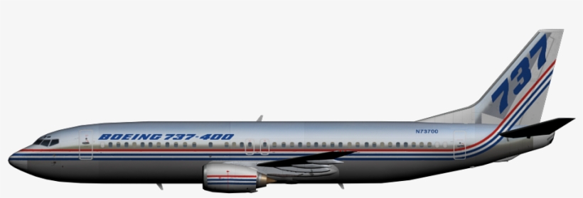 Boeing 737-400 - 737 500, transparent png