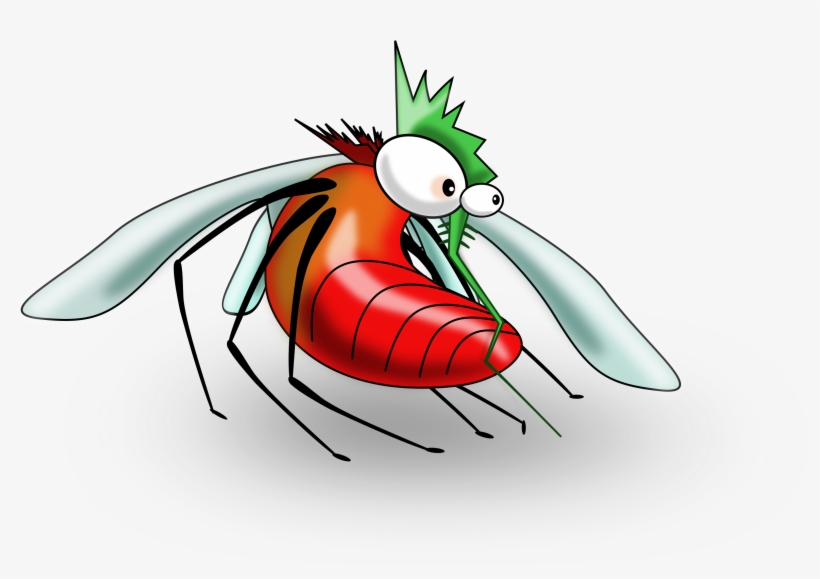 Blood Drunken Mosquito Clip Art At Clker - Mosquito Population In Villages, transparent png