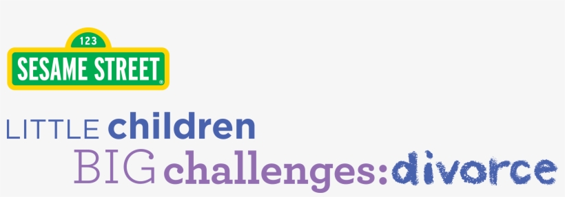 Little Children, Big Challenges Divorce Logo-sesame - Sesame Workshop 3 Logo, transparent png
