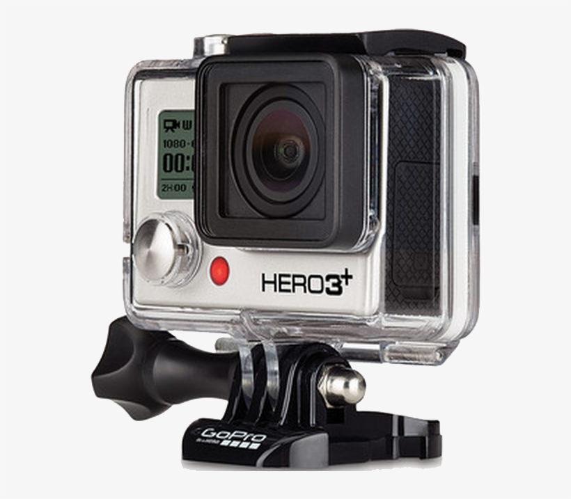 Gopro Camera Png Images - Gopro Hero3+ Silver, transparent png