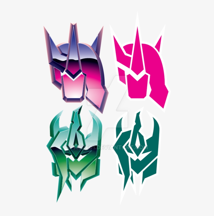 Trice01, Autobot, Crossover, Decepticon, Logo, Mashup, - Autobots And Decepticons Logos, transparent png