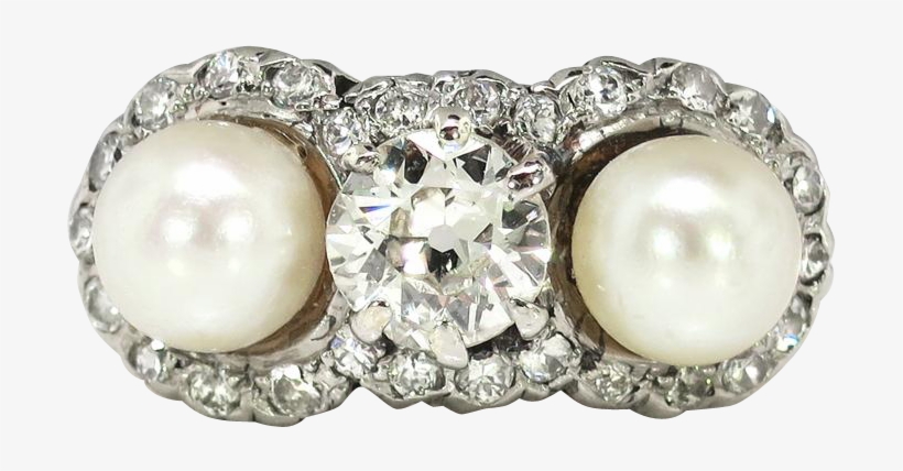 Edwardian 1910's Vintage - Edwardian 1910's Vintage .75ct T.w. Old European Cut, transparent png