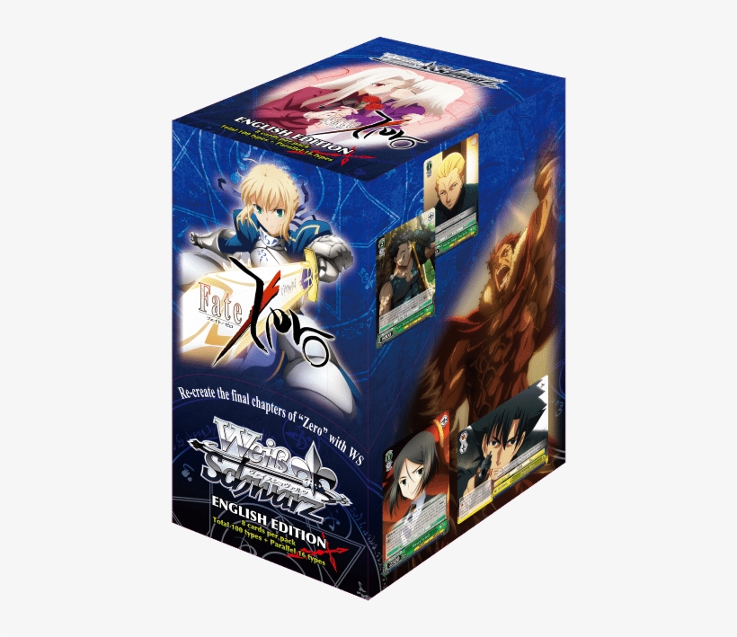Weiss Schwarz Tcg: Fate / Zero Booster Display (20), transparent png