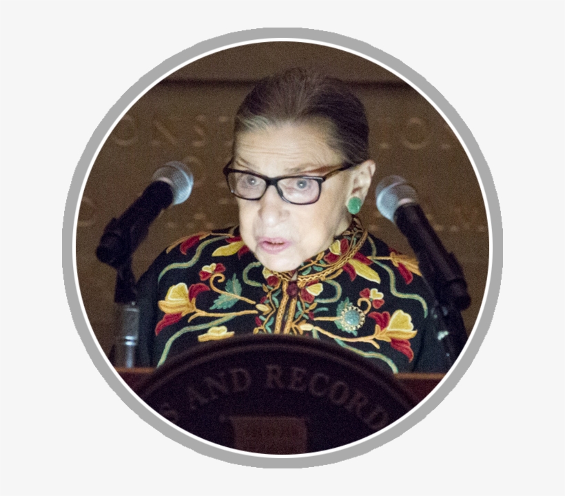 The Honorable Ruth Bader Ginsburg Addressed 31 Newly - Supreme Court Of The United States, transparent png
