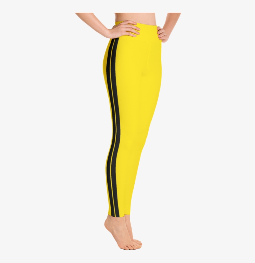 Kill Bill Yoga Pants/ Yellow Yoga Pants - Kill Bill Leggings, transparent png