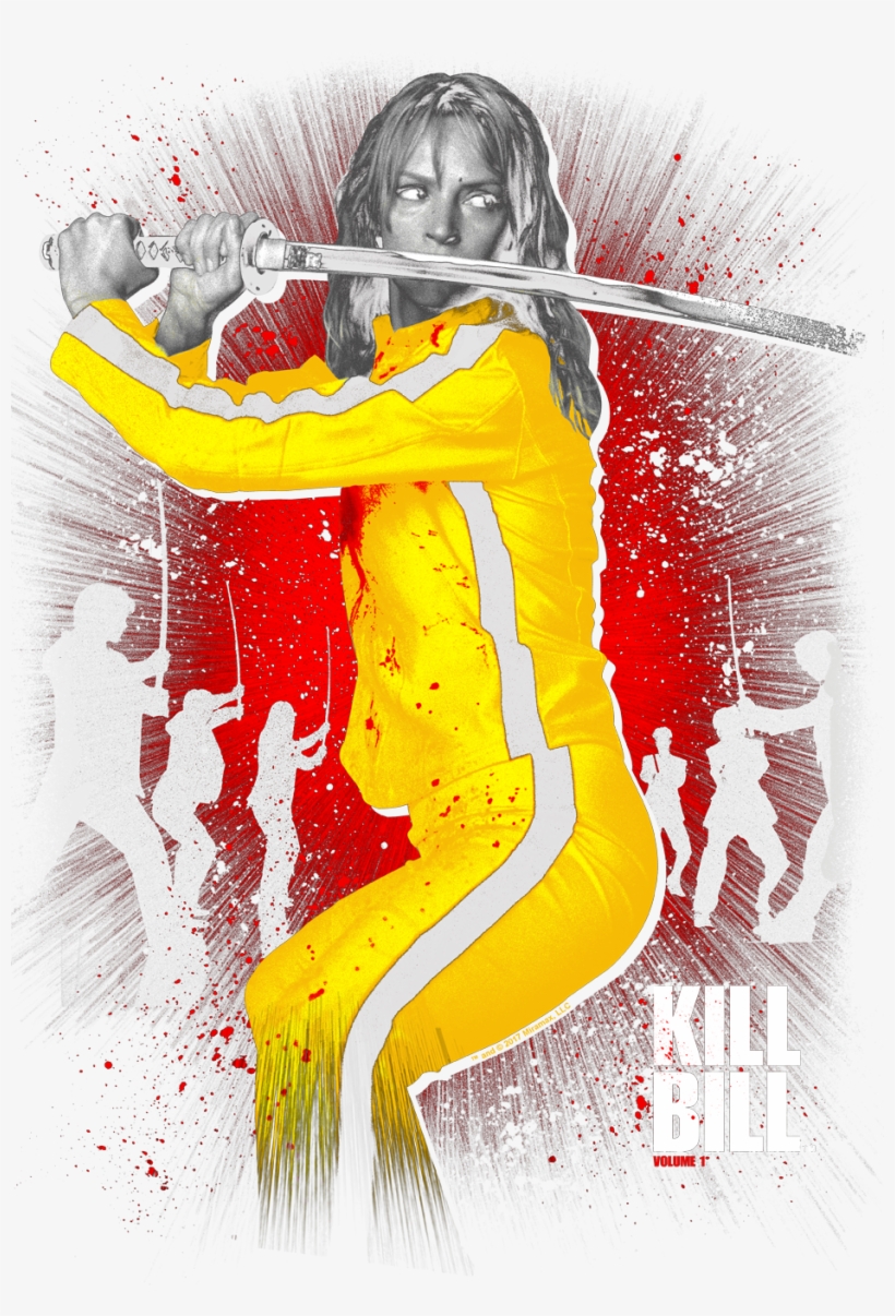 Kill Bill Surrounded Men's Premium Slim Fit T-shirt, transparent png