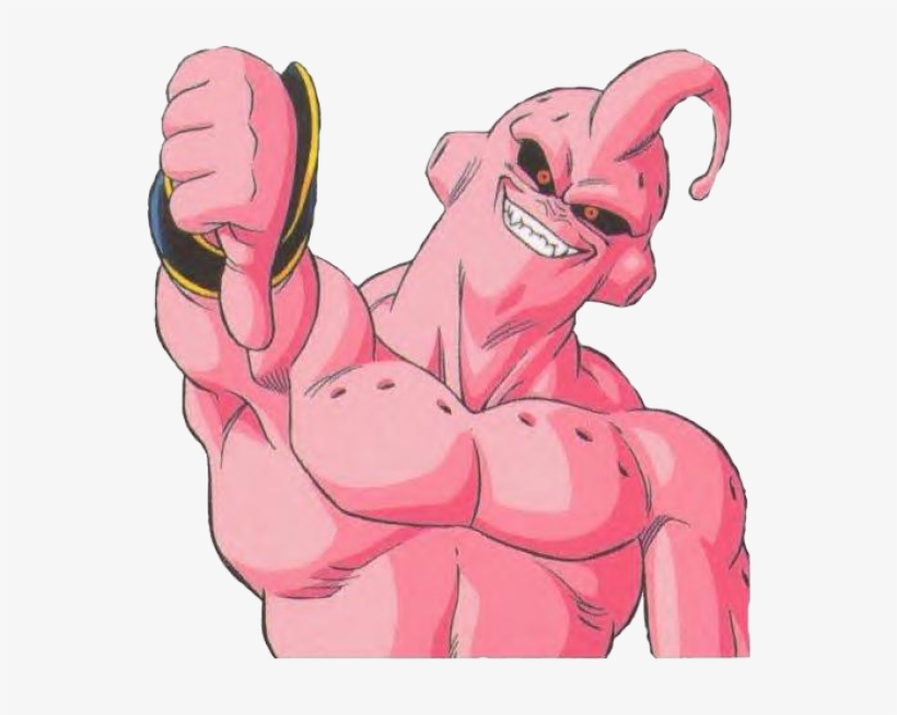 Majin Buu - Super Buu Thumbs Down, transparent png