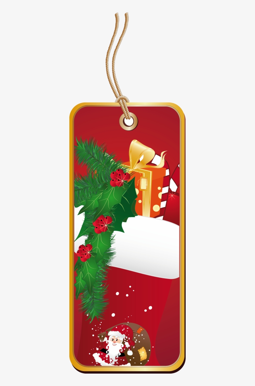 Christmas Label Sticker - Regalo De Navidad Png, transparent png