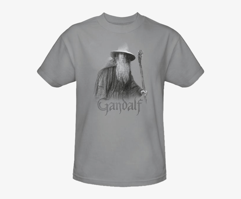 Gandalf The Grey T-shirt - Long Sleeve: Lord Of The Rings - Gandalf, transparent png