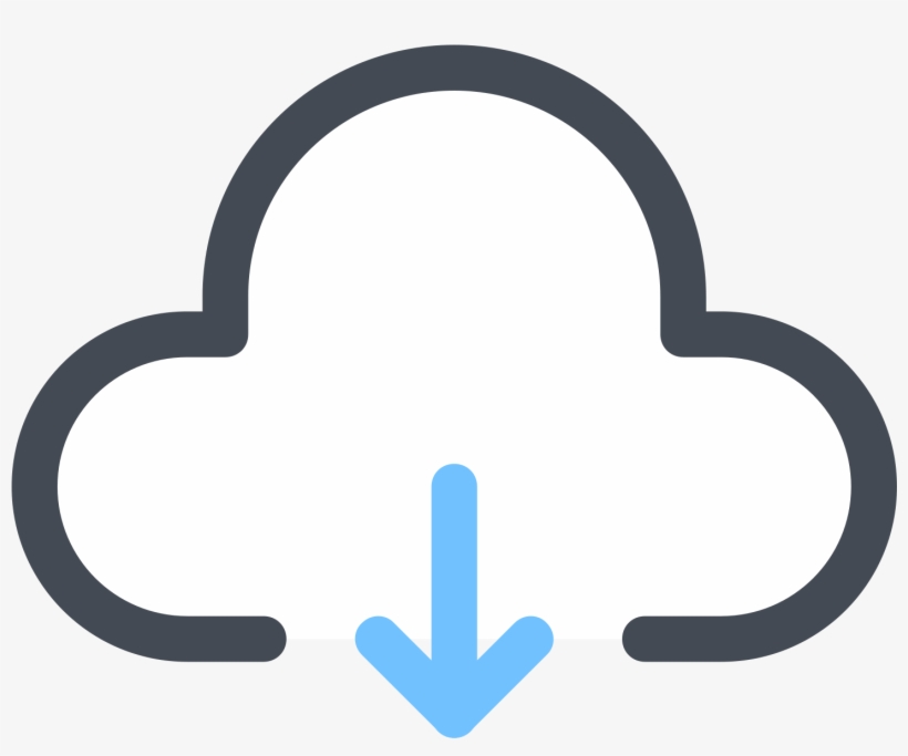 Download From Cloud Icon - Icon, transparent png