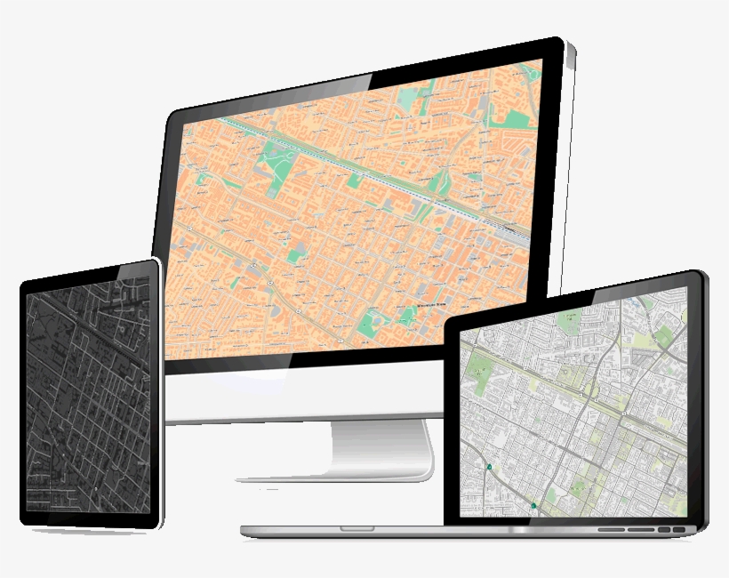Let Us Help Your Business Embrace A Location Aware - Flat Panel Display, transparent png