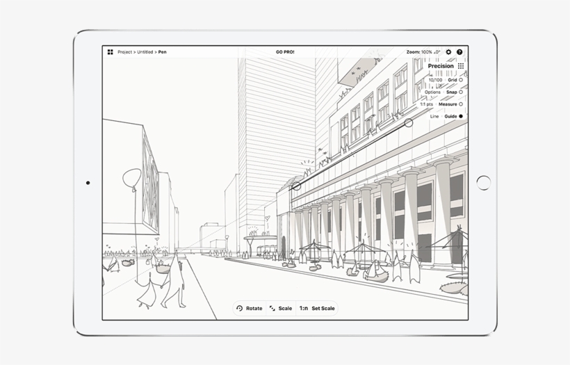 Woojae Sung Sketch For Concepts On Ipad Scale Tool, transparent png