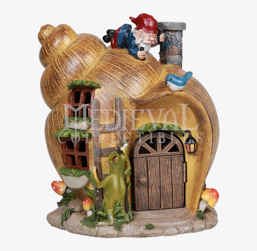 Snail Shell Gnome Home - Gastropod Shell, transparent png