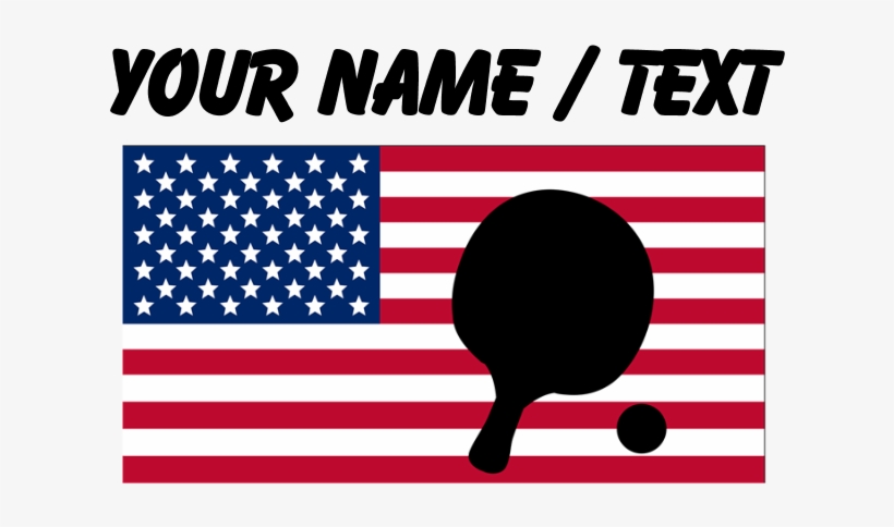 Custom Table Tennis American Flag Hoody - Easy Patriotic Piano Music, transparent png