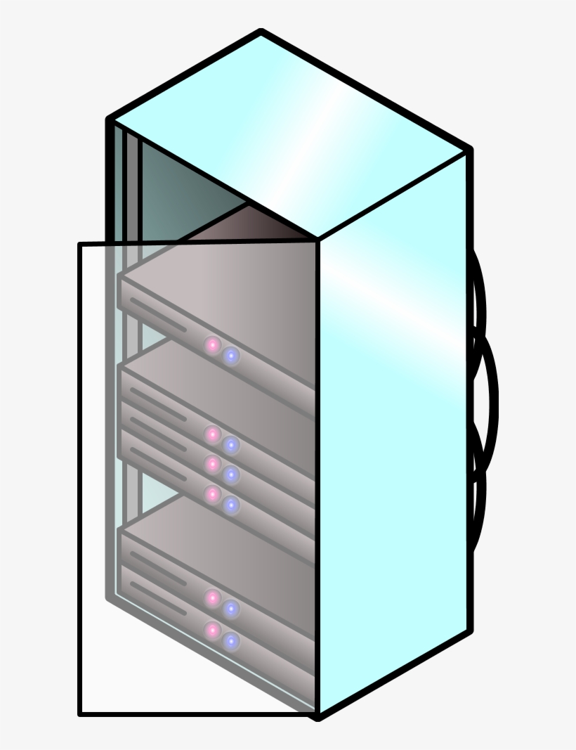 Server Clipart Server Pc - Server Rack Icon, transparent png
