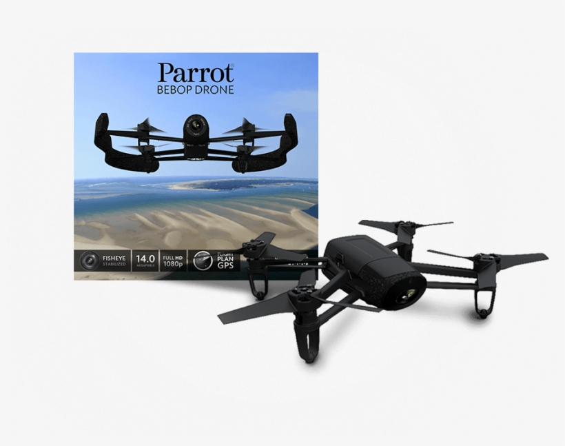 Ardrone X1 Box - Parrot Bebop Drone & Skycontroller - Blue, transparent png