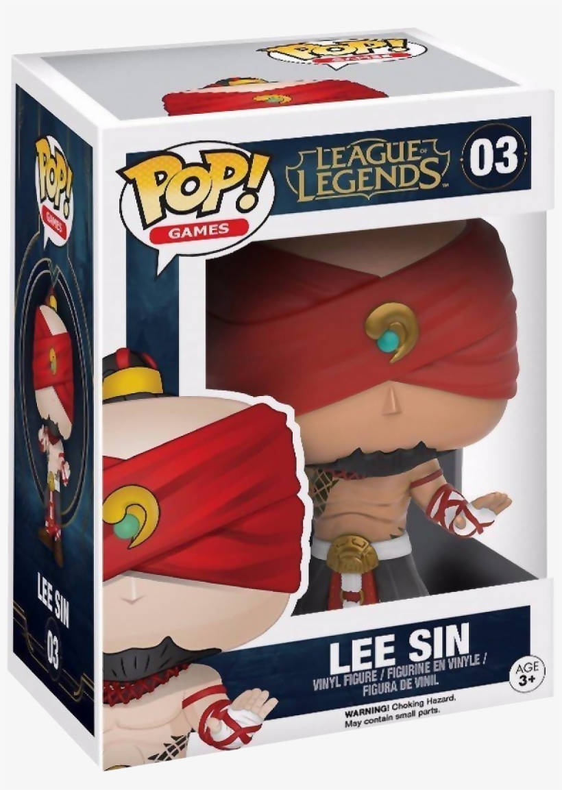Funko Pop Games League Of Legends Lee Sin - League Of Legends Lee Sin Pop Vinyl Figure, transparent png