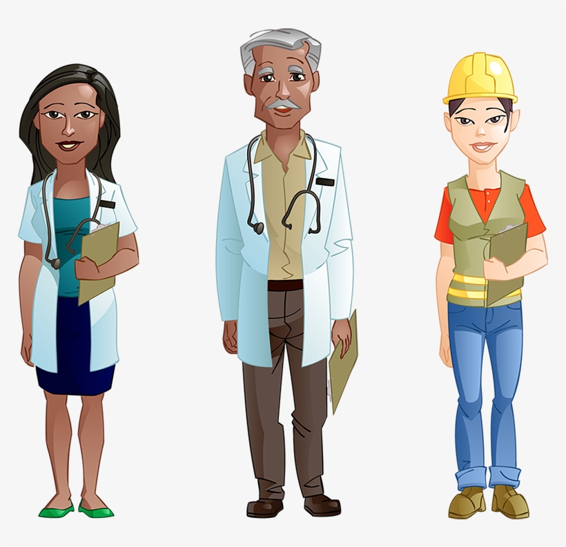 Illustrated Character Sample Pack - Cartoon, transparent png