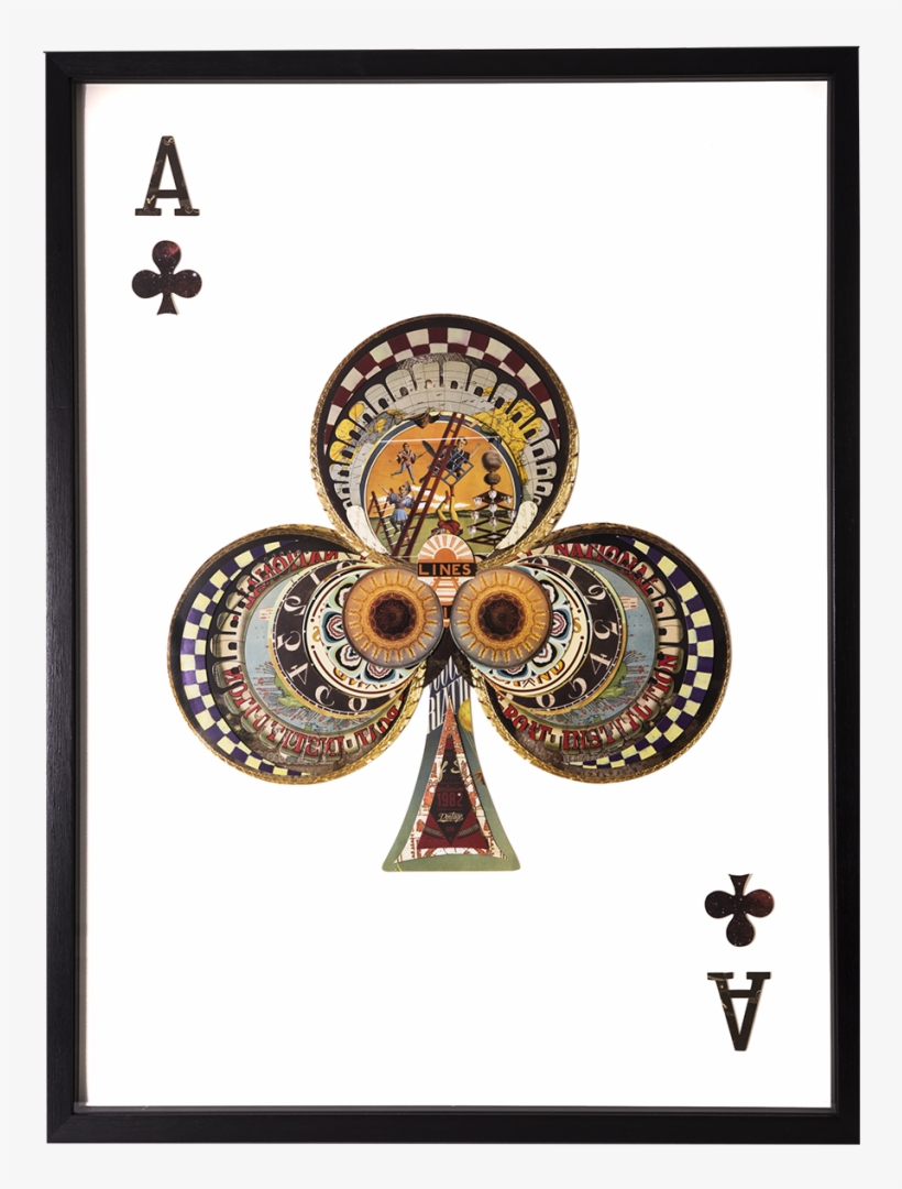 Ace Playing Card Collage, transparent png