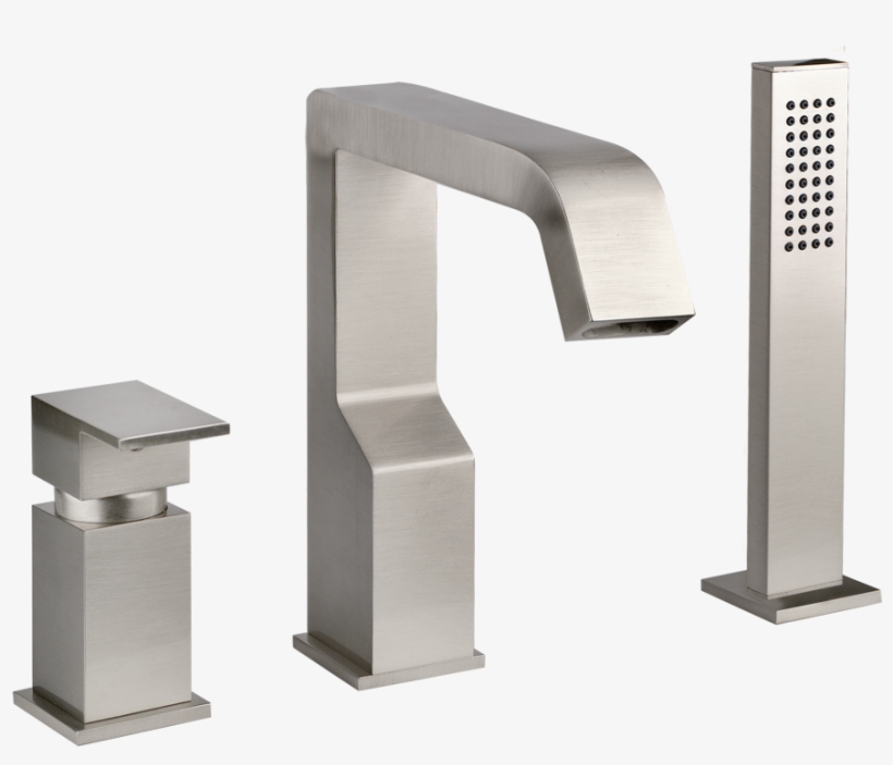 Gessi Rettangolo Xl Gruppo Bordo Vasca Tre Fori Finitura, transparent png