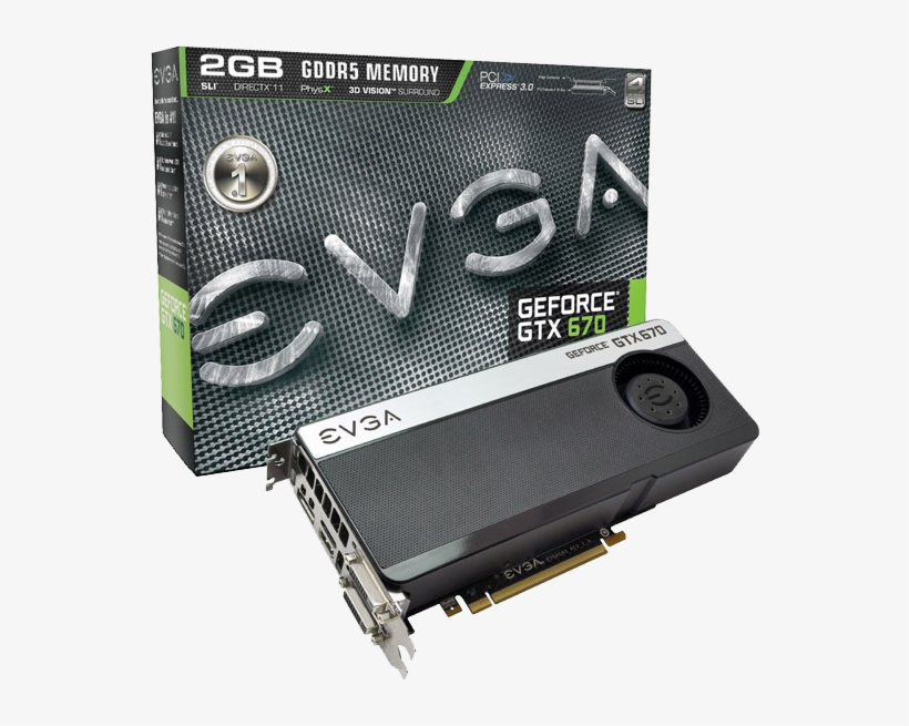 Geforce Gtx 670 Evga - Evga Gtx 670 4gb, transparent png