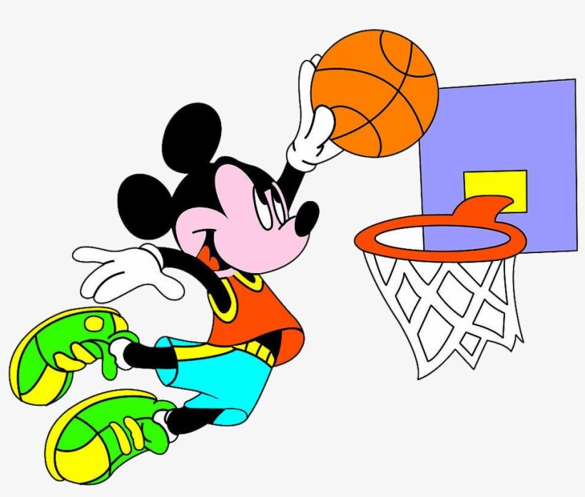 Mickey Mouse Minnie Mouse Donald Duck Basketball Clip - Donald Duck Mickey Mouse And Dog, transparent png