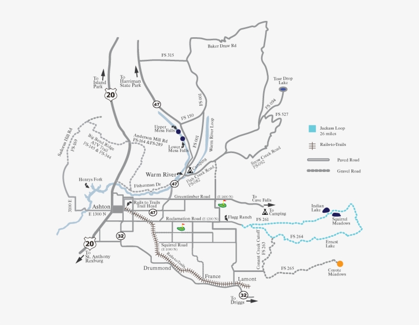 Jackass Loop - 26 Miles - Map, transparent png
