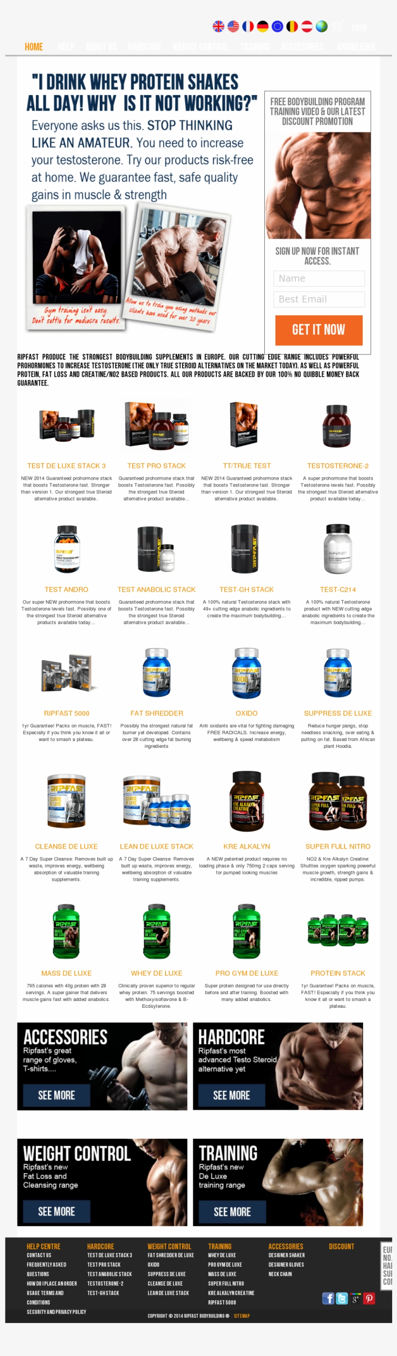 Ripfast Bodybuilding Competitors, Revenue And Employees - Poster, transparent png