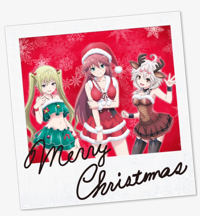 Trinity Seven Girls Wish You A Merry Christmas, transparent png