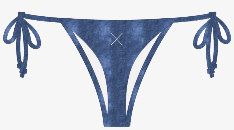 Sky Blue Velvet Beachy Bottom - Boutine Los Angeles - Creative Studio, transparent png