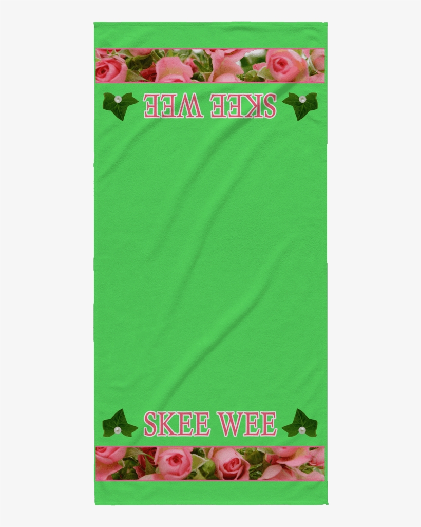 Alpha Kappa Alpha Polycotton Towel, transparent png